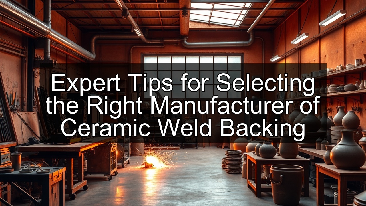 customer service ceramic weld backing foil weld ceramic