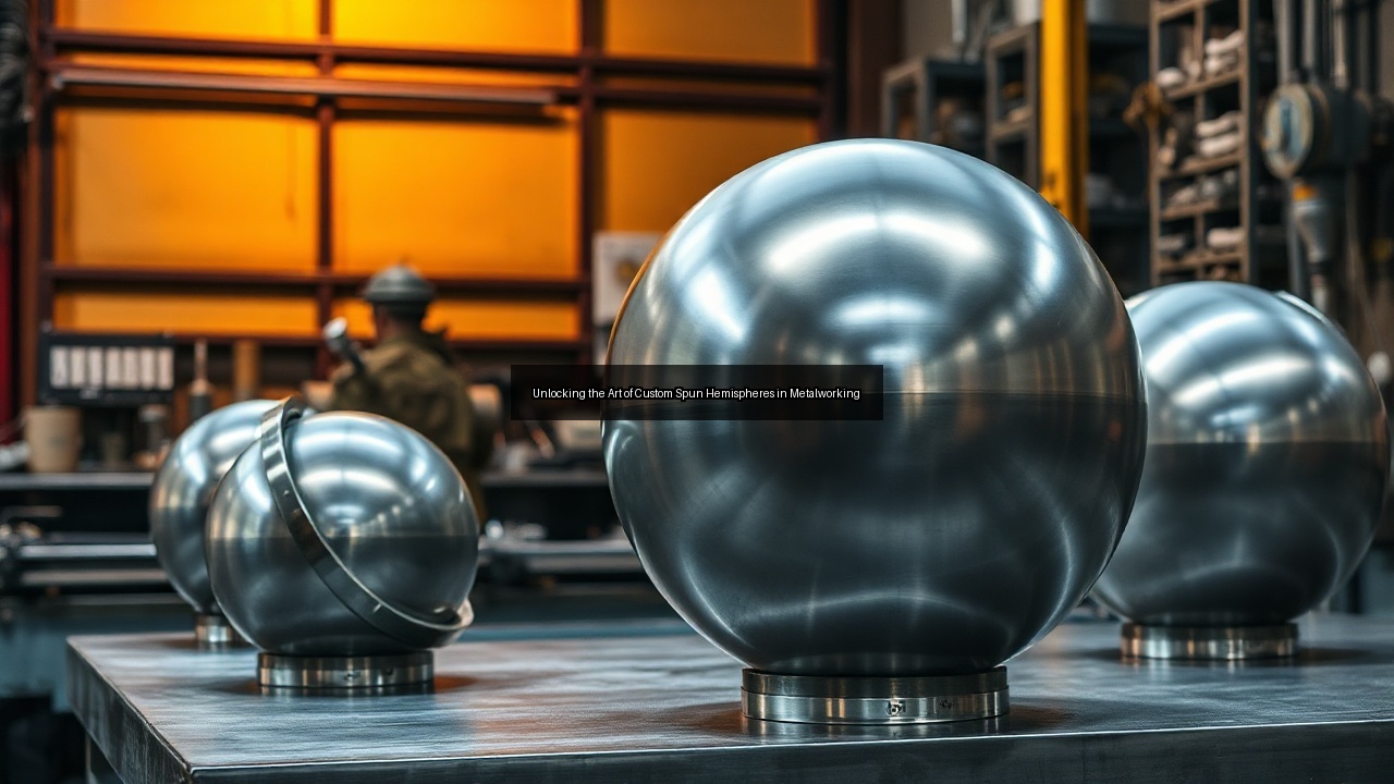 spun aluminum spinning hemispheres metalworking hemispheres metal spinning
