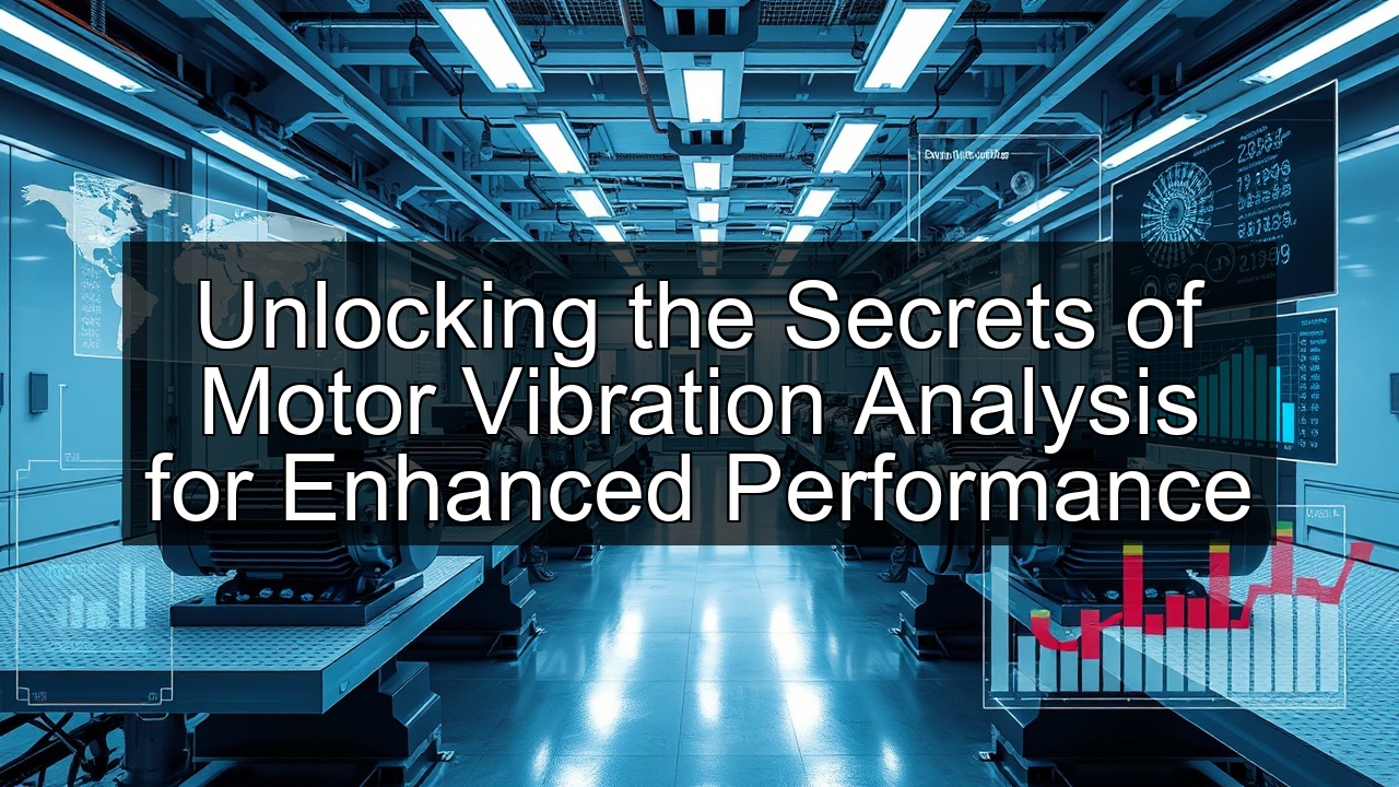 vibration testing micro vibration analysis waterfall motor diagnostic troubleshooting
