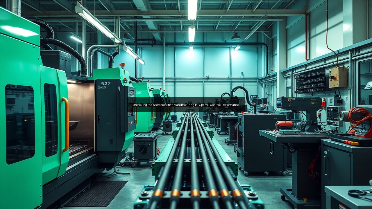 length process manufacturing shaft production machined